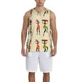 thumbnail image 6 of Rocae African Women for Men's Basketball Jersey Lightweight and Breathable Athletic Tank Top,Quick-Drying Sports Jersey XX-Large, 6 of 9