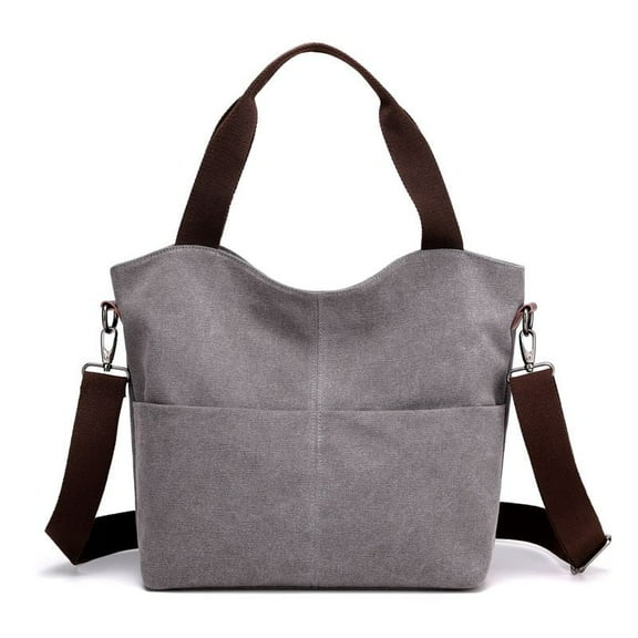 JennyShop Work Purses Travel Satchel, Quality Women's Small Canvas Tote Bag, Shoulder Crossbody Bags