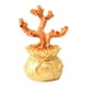 thumbnail image 1 of Estatua de bricolaje con base de árbol del dinero, bonsái de buena suerte, árbol de la suerte, árbol de la riqueza y la fortuna. Bolsa de la suerte de 15 hoyos, 1 of 9