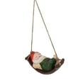thumbnail image 4 of 7.5in Resin Dwarf Swing Sculpture Hand Made Unique Design Durability And Weather Resistance Multifunctional Use For Patio Lawn Porch, 4 of 8