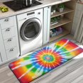 thumbnail image 3 of Rainbow Tie Dye Sunburst Kitchen Rug Mat,Kitchen Runner Rugs Non Skid Washable,Decorative Kitchen Floor Mats for Kitchen,Sink,Laundry,17"x47.2", 3 of 7
