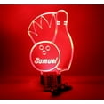 thumbnail image 6 of Night Light Up Desk Table Lamp LED Personalized Free Engraved Bowling Pin Ball, Our Newest Feature, Most Popular, It's Wow, with Remote 16 Colors Energy Efficient, Great Gift, 6 of 11