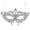 Silvery, variant on Miallo Gothic Crystal Butterfly Eye Mask, Halloween Cosplay Masquerade Mask for Night Party