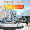 thumbnail image 6 of Teqhome Bird Bath Heater for Outdoors in Winter Birdbath Water Heater 70W Bird Bath Deicer Waterproof Aluminum Thermostatcally Controlled Auto Shut Off, 6 of 11