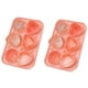 thumbnail image 1 of moldes para cubitos de hielo con forma de rosas, bandeja para cubitos de hielo con forma de corazón, molde de silicona para hielo, máquina para hacer hielo para cócteles de whisky, color rosa, 1 of 6