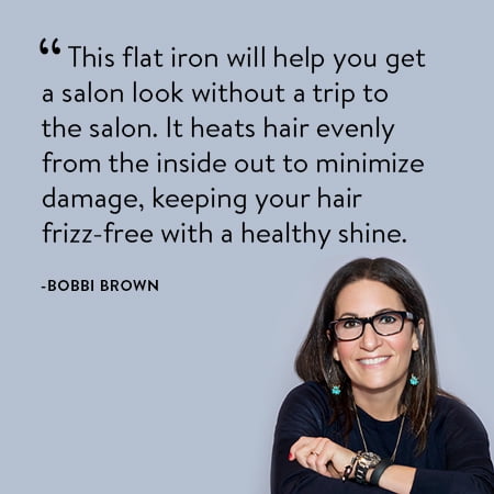 tres sleek rose gold flat iron