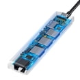 thumbnail image 4 of HUB Adaptador inteligente 6 en 1 Ojo mecánico Gris Baseus Baseus Tipo C+PD+3xUSB3.0+HDMI+RJ45, 4 of 5