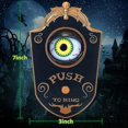 thumbnail image 3 of Eyeball doorbell, Halloween Decoration Doorbell, Haunted Doorbell Animated Eyeball Halloween Decoration Decor With Spooky Sounds, 3 of 4
