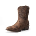 thumbnail image 1 of Botas de Tobillo Cowboy para Mujer DREAM PAIRS Color Tan Talla 11, 1 of 7