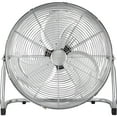 thumbnail image 1 of Optimus F-4182 Ventilateur Industriel à 3 Vitesses en Aluminium Robuste 18 Pouces, Chrome, 1 of 3