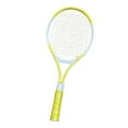 thumbnail image 1 of Raqueta de tenis Cuerdas de nailon Agarre antideslizante Marco de aleación de aluminio Tenis a prueba de golpes Amarillo, 1 of 8