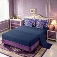 thumbnail image 3 of Erosebridal Gray Outdoor Life 7pcs Queen Bedding,Retro Paisley Stripe Bedding Comforter Set Queen,Navy Blue Reversible, 3 of 7