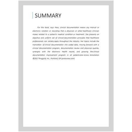 UPC: 9781584265023 | Clinical Documentation Improvement: Principles and Practice (Paperback)