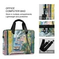 thumbnail image 4 of FORMRS 16" Laptop Bag Carrying Sleeve Case with Handle Travel Shoulder Briefcase, Ocean Boat, 4 of 8