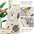 thumbnail image 5 of Yayeee 4 Pack Dining Chair Covers Stretch Parson Chairs Slipcovers Seat Protector, Halloween Black Pumpkins, 5 of 6