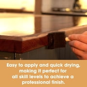 Furniture Clinic Danish Oil | Wood Care for Interior & Exterior Furniture | Restore, Seal & Protect Oak, Pine, Teak & More | Non-Toxic Natural Satin Finish | Repels Water, Stains, Dirt | 8.5oz/250ml
