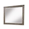 thumbnail image 5 of Benjara Galle 38 x 50 Dresser Mirror, Rectangular, Metal Accents, Walnut Brown Wood, 5 of 6
