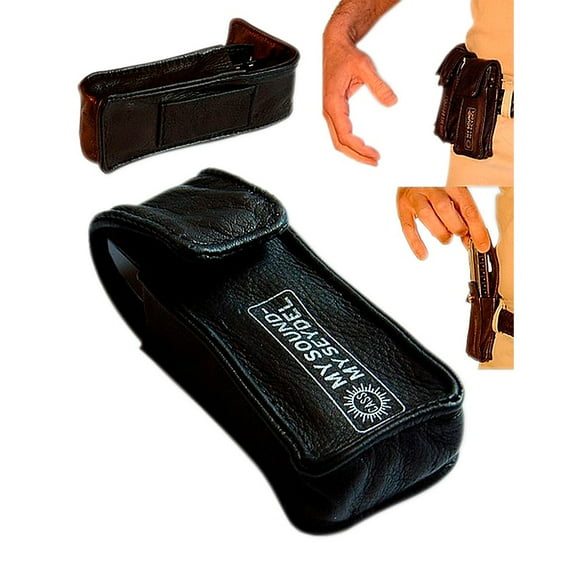 SEYDEL Leather BELT BAG for 1 Blues Harmonica