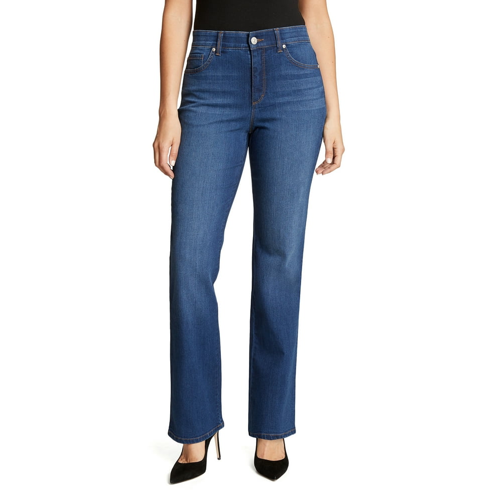 Gloria Vanderbilt - Gloria Vanderbilt Women's High Rise Relaxed Straight Leg 5 Pocket Jean