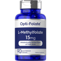 L Methylfolate 15mg | 90 Capsules | Methyl Folate 5-MTHF | by Opti-Folate