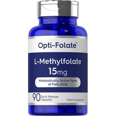 L Methylfolate 15mg | 90 Capsules | Methyl Folate 5-MTHF | by Opti-Folate