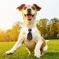 thumbnail image 5 of Corbata para perro y gato Corbata ajustable para gatos Corbata para mascotas para perros pequeños Accesorios para cachorros S, Estrella negra, 5 of 5