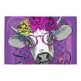 thumbnail image 2 of MKHERT Cow With Wreath And Necklace Doormat Rug Home Decor Floor Mat Bath Mat 23.6x15.7 inch, 2 of 3