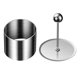 thumbnail image 1 of Anillos de acero inoxidable para hornear alimentos, utensilios para decorar cupcakes, anillos para mousse y cupcakes. pequeño, 1 of 9