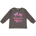 thumbnail image 3 of Inktastic Grandma's Girl Grandchild Butterfly Girls Long Sleeve Toddler T-Shirt, 3 of 5