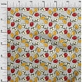 thumbnail image 2 of oneOone Cotton Cambric Light Grey Fabric & Pear Fruits Sewing Craft Projects Fabric Prints By Yard 56 Inch Wide, 2 of 4