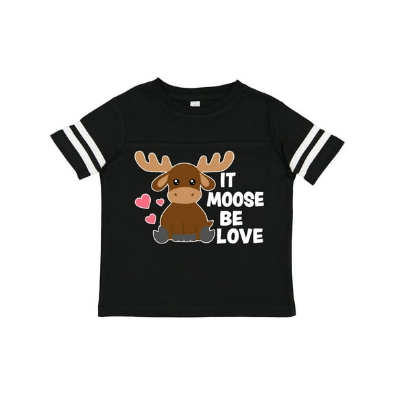 Inktastic It Moose Be Love with Cute Moose Boys or Girls Toddler T-Shirt