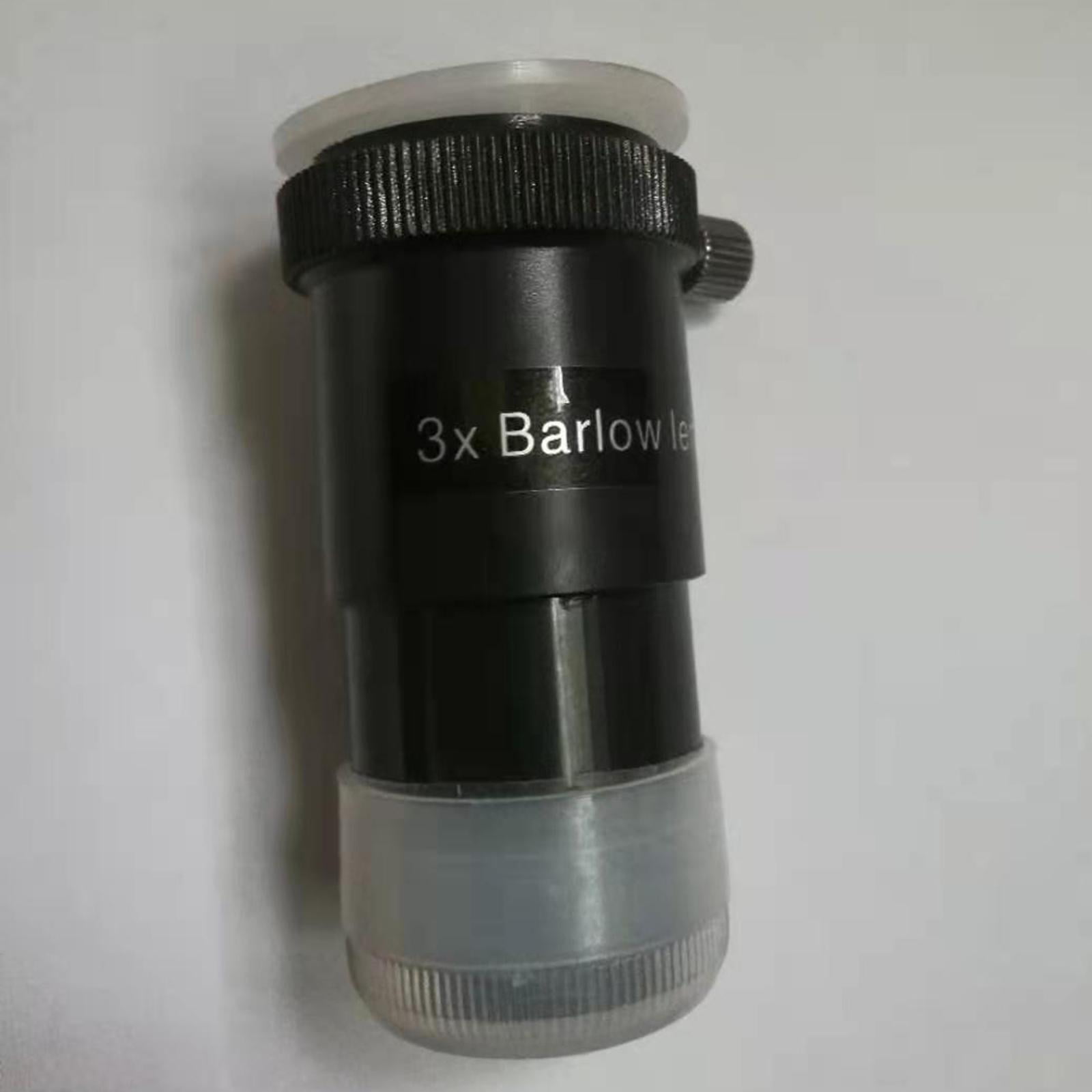 Baosity Barlow Lens 3X Telescope Eyepiece Fully Multi-Coated HD Broadband Purple Film 1.25 Interface with Phone Mount Adapter 