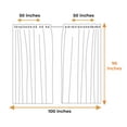 thumbnail image 6 of Ambesonne Flowers Grommet Curtain, Retro Spring Blossoms, 50" x 96", Mint Pink, 6 of 6