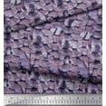thumbnail image 3 of Soimoi Purple Cotton Voile Fabric Fish Animal Skin Fabric Prints by Yard 42 Inch Wide, 3 of 3