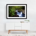 thumbnail image 2 of Roaring Fork Cascades - Tennessee Photography Black Framed Wall Art Print 12 x 18 inches, 2 of 4