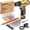 yellow, variant on PULITUO 12V Cordless Power Drill Set with Battery and Charger, 3/8" Keyless Chuck, 21+1 Torque Settings, Built-in LED Light, Compact Electric Drill Kit for Home Improvement and DIY Projects(yellow)
