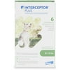 Interceptor Plus Chewables for Dogs 8 to 25 lbs., 6 Pack
