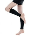 thumbnail image 6 of Plus Size S-7XL Running Athletics Compression Sleeves Leg Calf Men 30-40mmHg Toeless Stockings Medical Varicose Veins Sock (Beige 3XL), 6 of 6