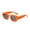 Orange, variant on Women Men Retro Fashion Street Shot Glasses Unisex PC Frame Sunglasses