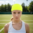 thumbnail image 2 of Unique Bargains 1 Pc Flexible Headband Sweat Headband for Sport for Yoga Fluorescent Yellow, 2 of 5