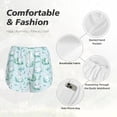 thumbnail image 4 of Daiia Rabbit And Dragonfly Pattern Women's 2 in 1 Running Shorts - Lightweight Athletic Workout Gym Yoga Shorts Liner with Phone Pockets-XX-Large, 4 of 7
