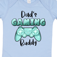 thumbnail image 4 of Inktastic Dad's Gaming Buddy- Aqua Controller Boys or Girls Baby Bodysuit, 4 of 5