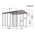 thumbnail image 4 of Arrow 14 x 24 x 14 ft Charcoal RV Carport, 4 of 18