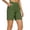 03# Green, variant on Womens High Waisted Bermuda Shorts Elastic Waist Knee Length Casual Hiking Shorts with Pockets Straight Leg Summer Pants Black M