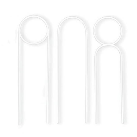 

Kmxyo 3Pcs/Set Practical Anti-rust Plant Support Rack Reliable Weather Resistance Metal Flower Support Bracket for Home