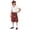 Red, variant on Scottish Tartan Beret Hat Traditional Celebration Headwear Accessory Red