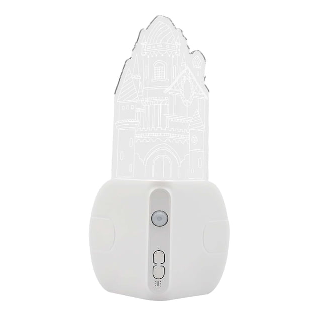Lámpara LED de noche con forma de Castillo para guardería, accesorios para fotos, lámpara de ambiente, lámpara de mesa para mesita de noche, comedor,