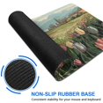 thumbnail image 4 of Tulip Anime Pink Red Green Gaming Mouse Mat, Rectangle 3XL Extra Large Mouse Pad 47.3 X 23.6 Inches Non-Slip Rubber Gaming Mouse Pad with Stitched Edges, Office Mouse Pad for Women Men Kids, 4 of 7