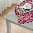 thumbnail image 5 of WYYP Flowers Heart Annabel Kidston Square Tablecloth Outdoor Fitted 100% Polyester Fiber 40*40, 5 of 8