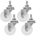 thumbnail image 1 of 4 pcs Swivel Casters Trolley Caster Wheel Replacement Small Caster Wheels Cart Wheel, 1 of 8